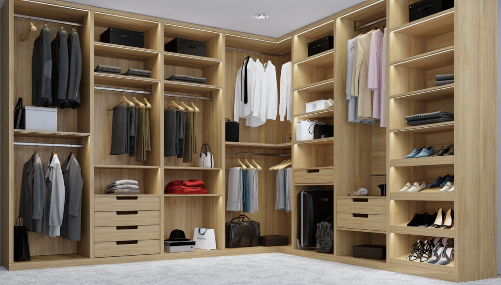 open wardrobe picture